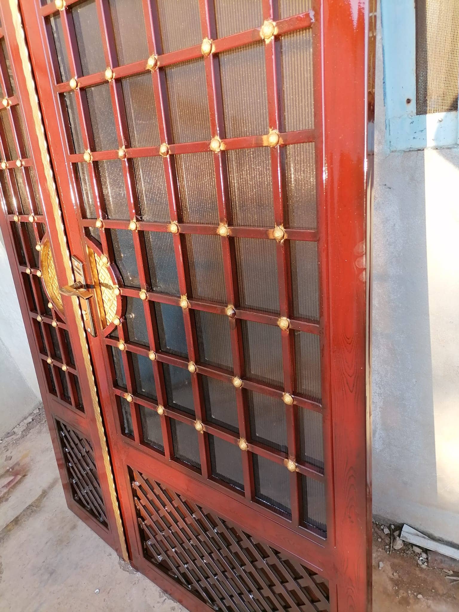 Wrought iron gates